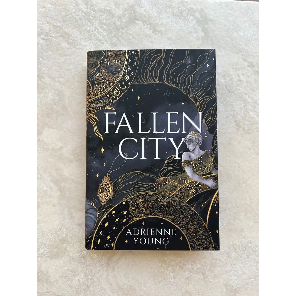Fallen City Adrienne Young FairyLoot Exclusive Edition Signed Sprayed Edges Book